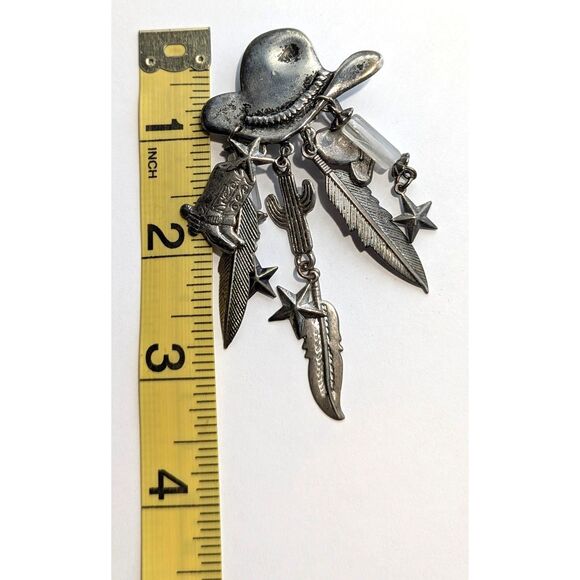 Western Style Silver Tone Button Cover - Picture 10 of 16